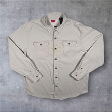 Load image into Gallery viewer, Vintage Wrangler "Flex For Comfort" Classic Cream Beige Long Sleeve Shirt