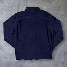 Load image into Gallery viewer, Patagonia Fjord Flannel Shirt Mens M Navy Organic Cotton Heavyweight 53947
