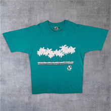 Load image into Gallery viewer, Vintage 90's One World Family San Diego USA Tourist Turquoise Single Stitch T-Shirt
