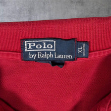 Load image into Gallery viewer, Early 00's Polo Ralph Lauren "Custom Fit" Red Cotton Short Sleeve Polo Shirt