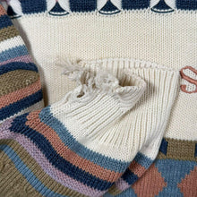 Load image into Gallery viewer, Vintage The Sweater Shop Embroidered Spellout Acrylic Patterned Knit Jumper