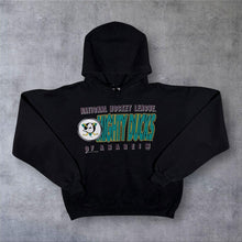 Load image into Gallery viewer, Vintage 90s Anaheim Mighty Ducks NHL Hoodie Youth XL Adult S Made In Canada
