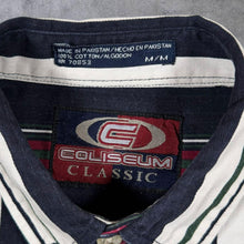 Load image into Gallery viewer, Vintage Coliseum Classic Multi Striped Cotton Long Sleeve Button-Down Shirt