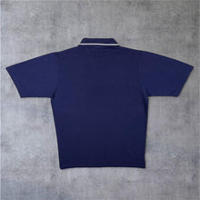Load image into Gallery viewer, Adidas Embroidered Mini Logo Short Sleeve Faded Navy Blue Polo Shirt