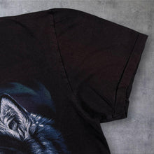 Load image into Gallery viewer, Y2K Rock Eagle Siberian Husky T Shirt Large Double Sided Wolf Graphic Vintage