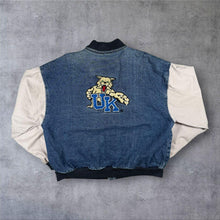 Load image into Gallery viewer, Vintage 90s Kentucky Wildcats NCAA Denim Varsity Jacket XL College Bomber