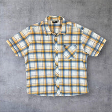 Load image into Gallery viewer, Lee Multi Plaid Check Short Sleeve Cotton Viscose Short Sleeve Flannel Shirt