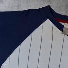Load image into Gallery viewer, Early 00's Nike USA Navy Blue White Pinstriped Cotton Short Sleeve V-Neck T-Shirt