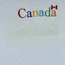 Load image into Gallery viewer, Vintage International Sport Canada Embroidered Rainbow Spellout White T-Shirt
