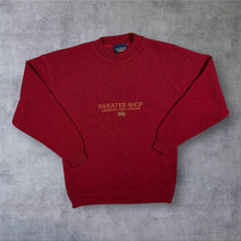 Load image into Gallery viewer, Vintage 90s The Sweater Shop Jumper Mens M Pure New Wool Made UK Burgundy