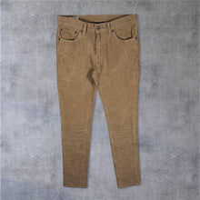 Load image into Gallery viewer, Levi's 511 Premium White Tab Brown Cord Corduroy Slim Fit Trousers Jeans