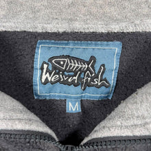 Load image into Gallery viewer, Early 00's Weird Fish Embroidered Mini Logo Grey Fleece 1/4 Zip Sweatshirt
