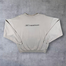 Load image into Gallery viewer, Early 00's Reebok Embroidered Logo Spellout Cream Crewneck Sweatshirt