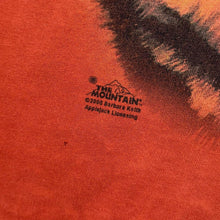 Load image into Gallery viewer, Vintage The Mountain (2000) Tiger Animal Wildlife Graphic Orange Tie Dye T-Shirt