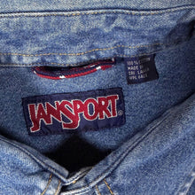 Load image into Gallery viewer, Vintage 90s JanSport Denim Shirt Blue Cotton Button Up Workwear Grunge USA
