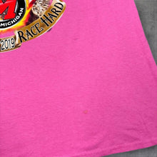 Load image into Gallery viewer, Michigan (2019) "Live Free Race Hard" Speedway Motorsports Pink Graphic T-Shirt