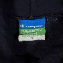 Load image into Gallery viewer, Champion Eco Fleece "UNE Marine Science" Embroidered Navy Blue Hoodie