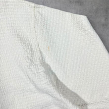 Load image into Gallery viewer, Vintage John F. Gee Loop Tab White Hippy Long Sleeve Cotton Flannel Shirt