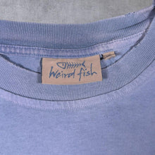 Load image into Gallery viewer, Vintage Weird Fish Coast To Toast Cartoon Graphic Faded Blue Cotton T-Shirt