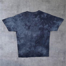 Load image into Gallery viewer, The Mountain White Tiger Animal Wildlife Navy Blue Tie Dye Cotton T-Shirt