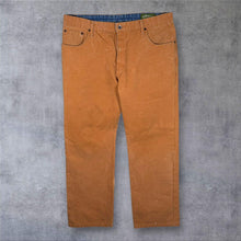 Load image into Gallery viewer, Vintage Orvis Made In USA Tan Workwear Straight Leg Regular Fit Cotton Jeans