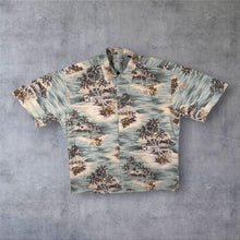 Load image into Gallery viewer, Vintage Hollis River Hawaiian Tropical Pattern Short Sleeve Cotton Shirt