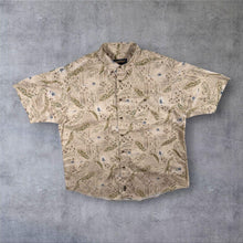 Load image into Gallery viewer, Vintage Woolrich Mens XXL Tropical Canoe Hawaiian Shirt Palm Outdoor 90s Cotton