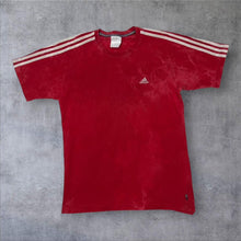 Load image into Gallery viewer, Early 00's Adidas Three Stripe Classic Embroidered Mini Logo Tie Dye T-Shirt