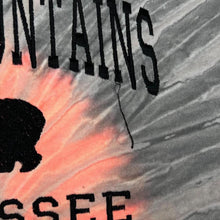 Load image into Gallery viewer, Smoky Mountains “Tennessee” Embroidered Souvenir Bear Spellout Tie Dye T-Shirt