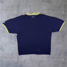 Load image into Gallery viewer, Vintage Reebok Embroidered Mini Logo Navy Blue Green Short Sleeve Polo Shirt
