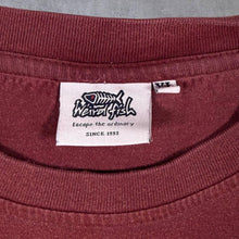 Load image into Gallery viewer, Weird Fish The Matter Prawn Parody Cartoon Graphic Burgundy Red Cotton T-Shirt