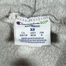 Load image into Gallery viewer, Champion Eco Harvard University Embroidered Spellout Grey Pullover Hoodie