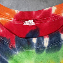 Load image into Gallery viewer, Anvil "Brew Thru" Outer Banks USA Tourist Multi Colour Tie Dye Cotton T-Shirt