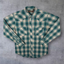 Load image into Gallery viewer, Vintage Roper Cowboy Western Multi Plaid Check Long Sleeve Popper Shirt