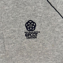 Load image into Gallery viewer, Vintage 80s Disney EPCOT Center Hoodie XL Grey Navy USA Made Snap Sweatshirt