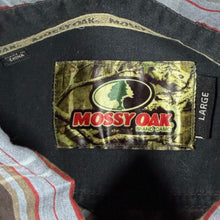 Load image into Gallery viewer, Vintage Mossy Oak Cowboy Western Multi Check Long Sleeve Popper Shirt