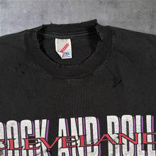 Load image into Gallery viewer, Vintage 1995 Rock Roll Hall Of Fame Cleveland T Shirt XL USA Jerzees Distressed