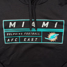 Load image into Gallery viewer, Majestic Therma Base NFL Miami Dolphins Football Polyester Black Hoodie