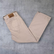 Load image into Gallery viewer, Orvis "Five Pocket" Beige Straight Leg Regular Fit Cotton Chino Trousers
