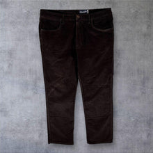 Load image into Gallery viewer, Wrangler Arizona Corduroy Trousers Mens Dark Brown Straight Leg Stretch Cords W38 L30