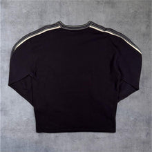 Load image into Gallery viewer, Vintage Warner Bros. Looney Tunes (1998) Bugs Bunny Embroidered Black V-Neck Sweatshirt