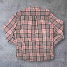 Load image into Gallery viewer, Barbour Tailored Fit Shirt XL 46 Pink Check Grandad Collar Altered Mens