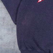 Load image into Gallery viewer, Vintage 90s Tommy Hilfiger Big Spellout Sweatshirt L S/M Navy Varsity Y2K