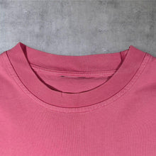 Load image into Gallery viewer, Early 00's Uber Moose "Moose Lee" Cartoon Graphic Washed Red Pink Cotton T-Shirt