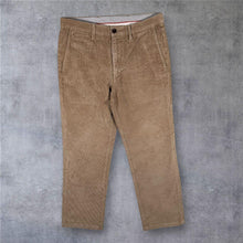 Load image into Gallery viewer, Dockers Mens Corduroy Trousers W31 L29 Beige Tan 100% Cotton Slim Fit Chinos