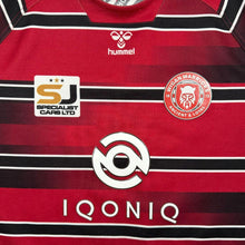 Load image into Gallery viewer, Wigan Warriors 2021 Home Rugby Shirt Hummel Red Black Super League Jersey XL