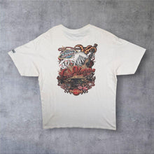 Load image into Gallery viewer, Early 00's Hard Rock Cafe "Las Vegas" Tourist Logo Spellout Graphic White T-Shirt