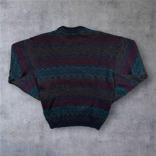 Load image into Gallery viewer, Vintage St Michael M&S Jumper Medium UK 90s Geometric Fair Isle Knit Acrylic
