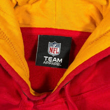 Load image into Gallery viewer, NFL Team Apparel Kansas City Chiefs Football Embroidered Red Orange Hoodie