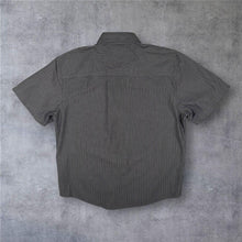 Load image into Gallery viewer, Harley Davidson Genuine MotorClothes Shirt Large Grey Stripe H-D Biker Y2K